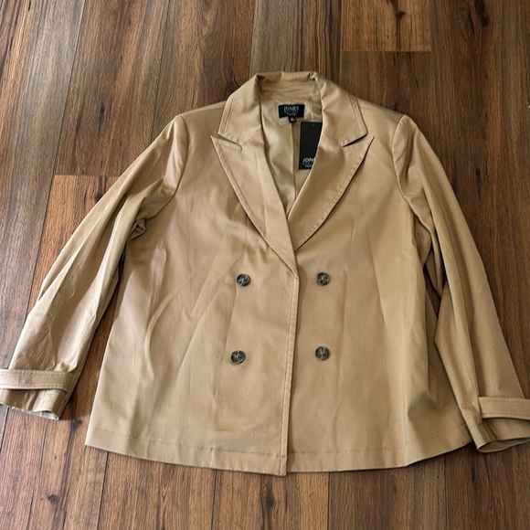 NEW-Jones New York Praline double breasted jacket - Picture 1 of 6